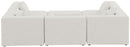Cube - Linen 6 Piece Modular Sectional