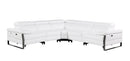 1246 - 5-Piece L-Shaped Modular Power Reclining Sectional With Power Headrests