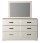 Stelsie - Dresser, Mirror - White