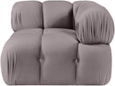 Orin - Velvet Performance Fabric Upholstered Modular Corner Chair