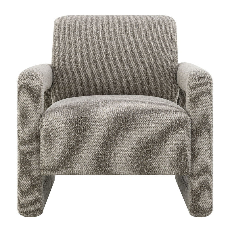 Glenda - Accent Chair - Gray Chenille