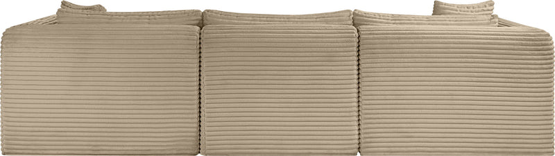 Shaggy - Fabric 4 Piece Modular Sectional