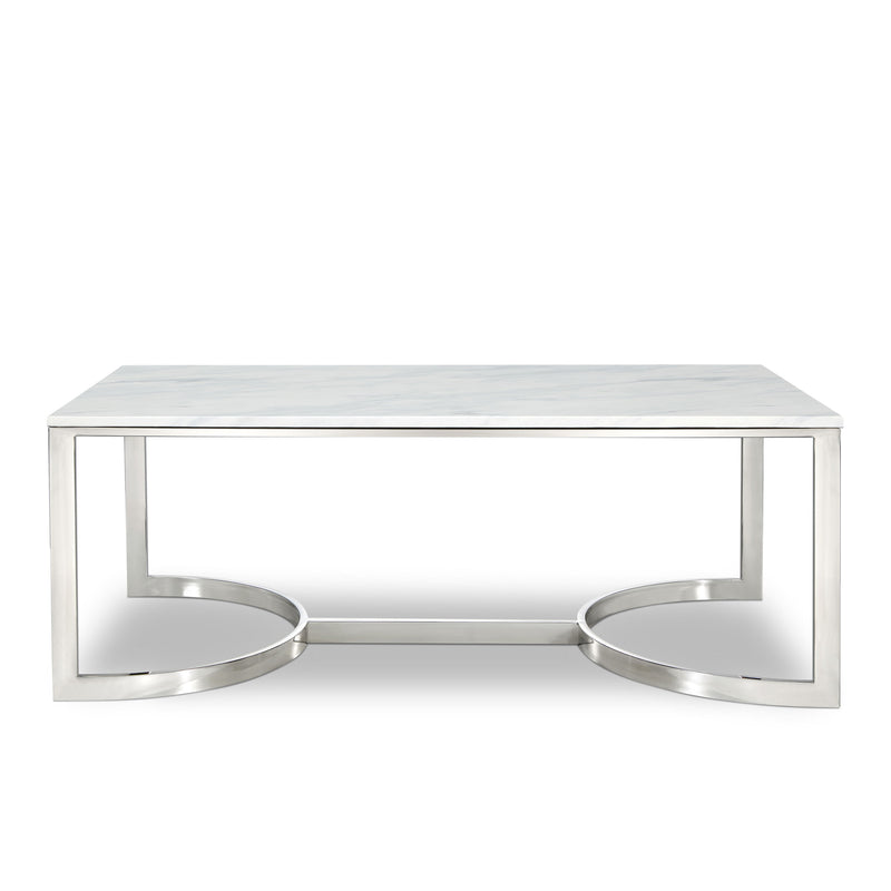 Copley - Coffee Table - Pearl Silver
