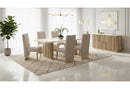 D2504 - 5 Piece Dining Room Set (Dining Table And 4 Dining Chairs) - White / Light Gray