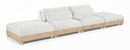 Turin - Chenille Fabric Upholstered Modular Sectional - White
