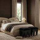 Altair - Fabric Bench - Black Base