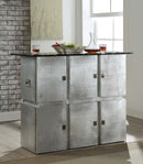 Brancaster - Bar Table With Marble Top - Marble Top & Aluminum
