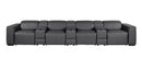 1224 - 7-Piece Modular Power Reclining Sofa In With 4 Power Recliners & Power Headrests