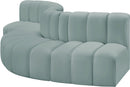 Arc - Faux Leather 5 Piece Modular Sofa