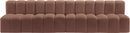 Arc - Faux Leather 4 Seats Modular Sofa