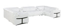 1126 - 8-Piece U-Shaped Sectional Sofa In With 2 Power Recliners & Power Headrests
