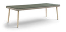 Seacrest - Tempered Glass Top And Wicker Outdoor Patio Dining Table