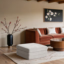 Stellar - Chenille Fabric Upholstered Modular Modular Ottoman