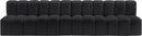 Arc - Faux Leather 4 Seats Modular Sofa