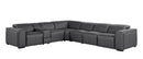 1224 - 7-Piece L-Shaped Sectional Sofa In With 3 Power Recliners & Power Headrests