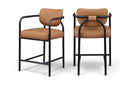 Serava - Vegan Leather Upholstered Bar Stool