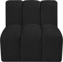 Arc - Boucle Fabric Straight Chair