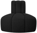 Arc - Boucle Fabric Reverse Corner