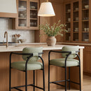 Serava - Vegan Leather Upholstered Bar Stool