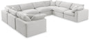 Comfy - 8 Piece Velvet Modular Sectional