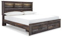 Drystan - Panel Bookcase Bed