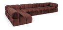 Orin - Velvet 5 Piece Modular Sectional