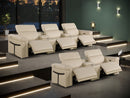 1126 - 8-Piece Modular Power Reclining Sofa & Loveseat Set In With 5 Power Recliners & Power Headrests
