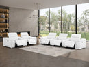 2679 - Power Reclining Sofa And Loveseat In Genuine Leather (5 Recliners With Power Headrests & 3 Consoles)