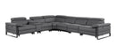 1246 - 7-Piece L-Shaped Modular Power Reclining Sectional With 3 Power Recliners And Power Headrests