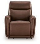 Pincara - Power AutoGlide Recliner With Audio System - Umber