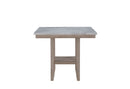 D4010 - 7 Piece Dining Room Set (Bar Table And 6 Bar Stools) - Natural / White
