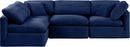 Indulge - Velvet 4 Piece Modular Sectional