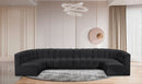Arc - Faux Leather Modular U-Shaped Sectional
