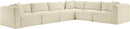 Shaggy - 6 Piece Modular Corner Sectional