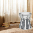 Noralie - End Table - Mirrored & Faux Diamonds