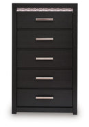 Brizmore - Five Drawer Chest - Black