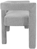 Athena - Boucle Fabric Bench