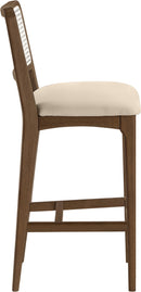 Atrium - Upholstered Bar Stool (Set of 2) - Brushed Brown Frame