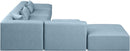 Cube - 6 Piece Modular Corner Armless Sectional
