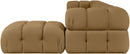 Orin - Fabric Velvet 5 Piece Modular Sectional