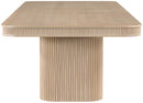 Mohari - Solid Wood And Oak Veneer 112" / 160" Dining Table
