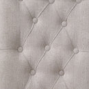 Yabeina - Side Chair (Set of 2) - Beige Linen & Gray