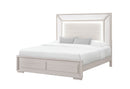 Clara - Full Bed With LED - Beige