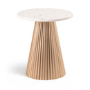 Cindra - Genuine Marble Top And Iron Base Table