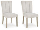 Larawyn - Dining Upholstered Side Chair (Set of 2) - Bisque