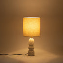 Paros - Base And Linen Textured Fabric Shade Table Lamp