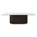 Clayten - Dining Table With Natural Marble Top