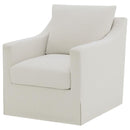 Winter - Upholstered Sloped Arm Accent Swivel Chair