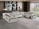 1224 - 10-Piece U-Shaped Sectional Sofa In With 4 Power Recliners & Power Headrests