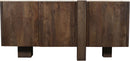 Pietra - Travertine And Mango Wood Sideboard / Buffet - Brown / Beige